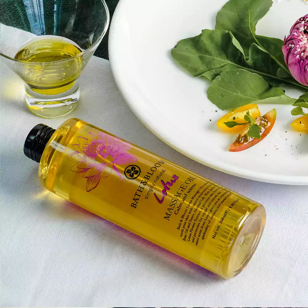 BATH BLOOM LOTUS MASSAGE OIL BATH BLOOM